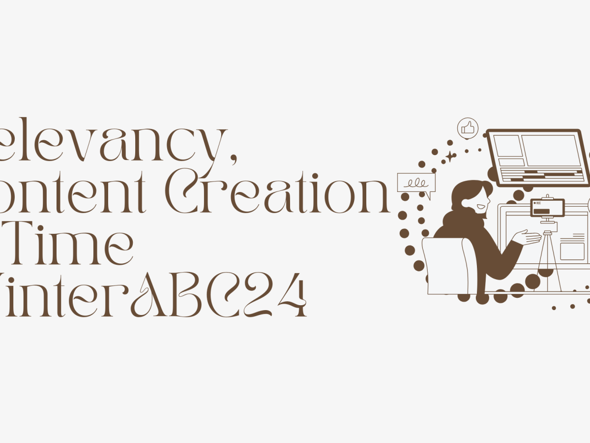 Relevancy Content Creation & Time WinterABC24 Day 9
